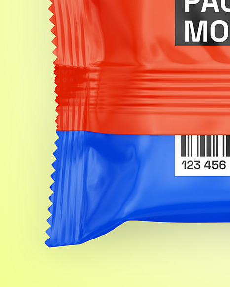 Matte Snack Package Mockup