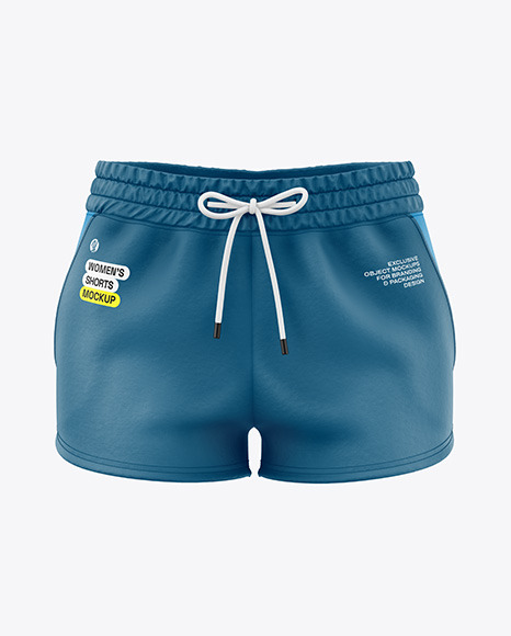 Women's Shorts Mockup - Front View