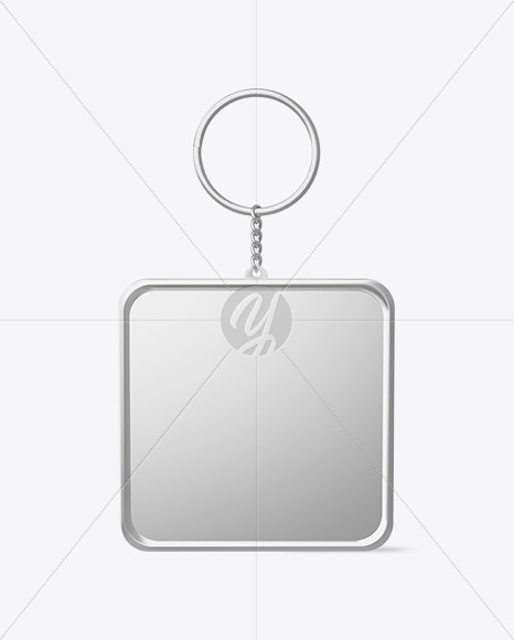 Metallic Keychain Mockup