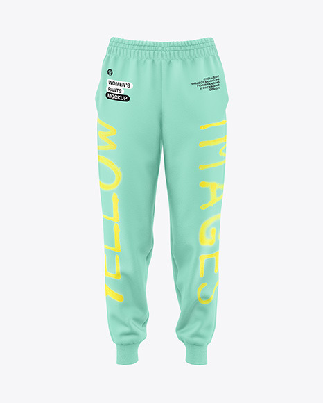 Women's Oversize Pants Mockup - Front View