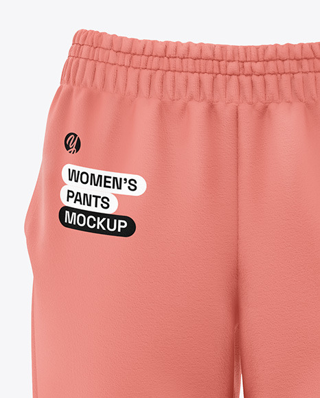 Women's Oversize Pants Mockup - Front View