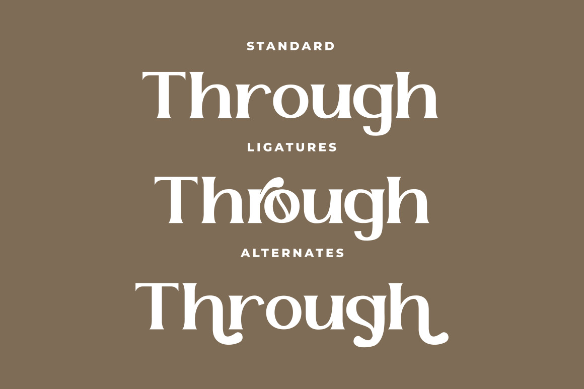 Behooved - Ligature Serif Font Behooved - Ligature Serif Font
