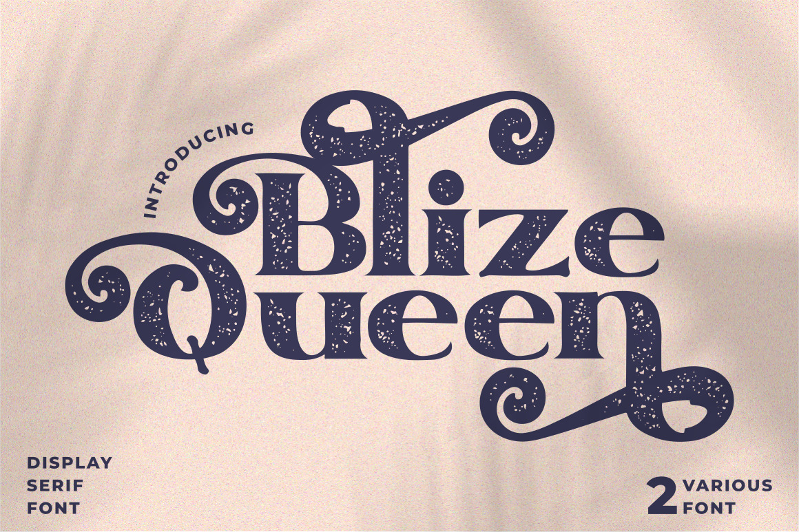 Blize Queen - Display Serif Font Blize Queen - Display Serif Font
