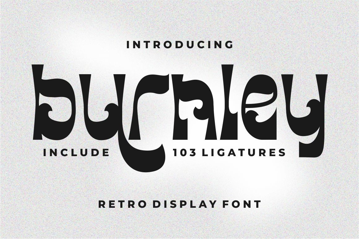 Burnley -Retro Display Font