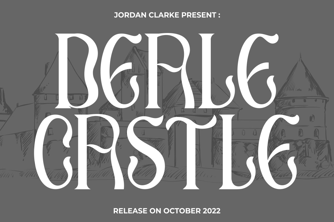 Carey Castle - Display Font Carey Castle - Display Font