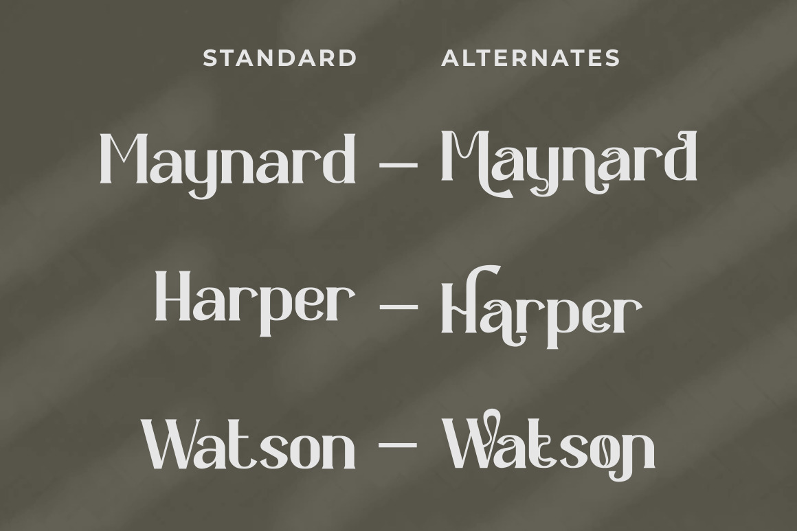 Kapecha - Modern Ligature Serif Font