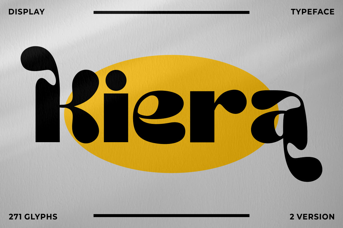 Kiera - Display Font Kiera - Display Font