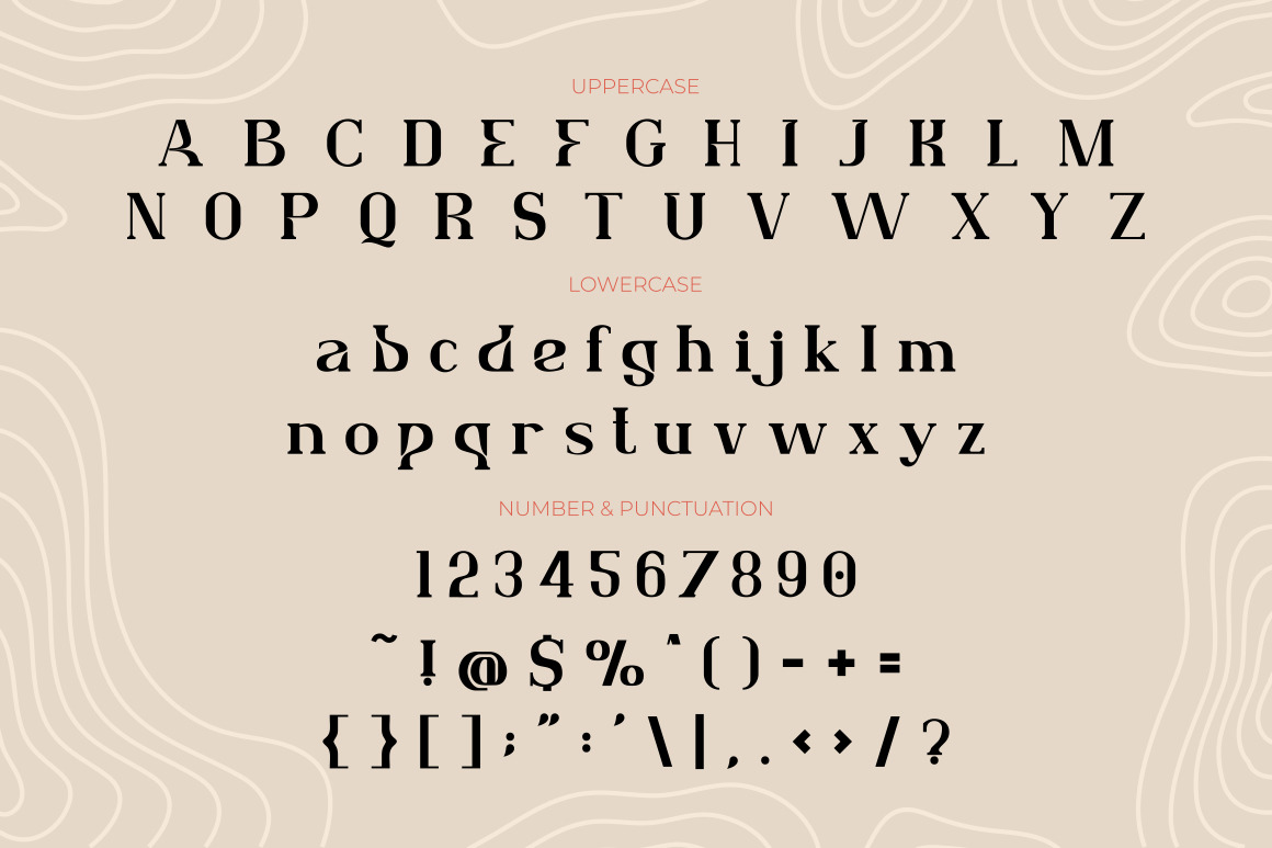 LAFONSA - STYLISTIC SERIF FONT