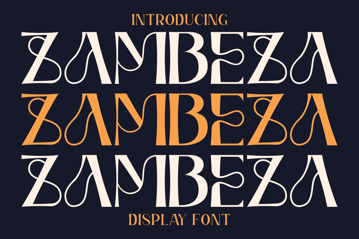Zambeza - Display Font Zambeza - Display Font