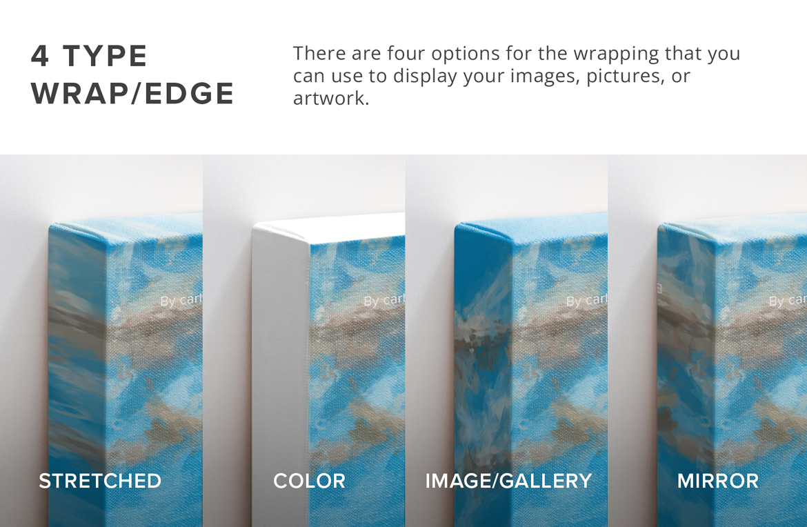 Canvas Close-up Mockups Canvas Close-up Mockups