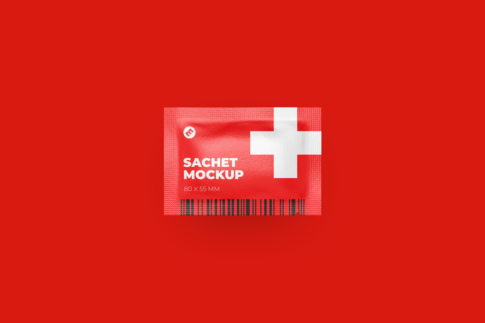 Sachet Mockup 80x55mm Sachet Mockup 80x55mm