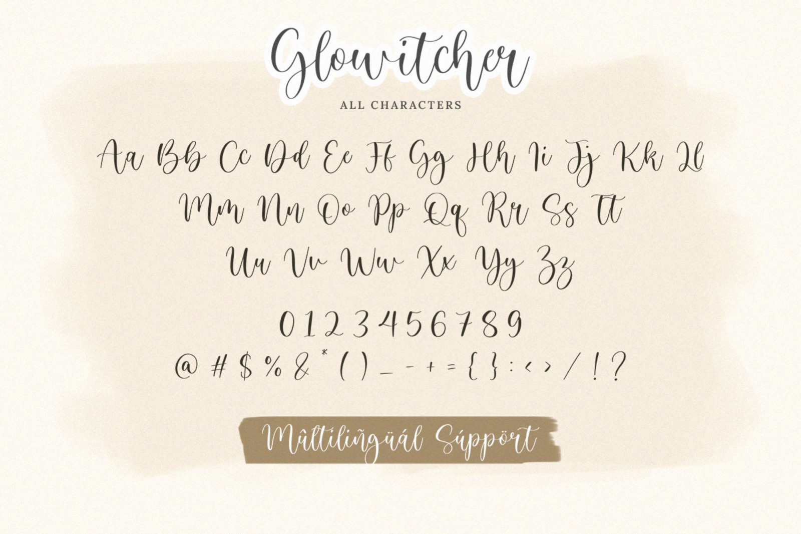 Glowitcher Handwritten Font