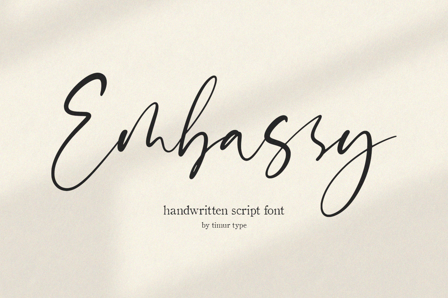 Embassy - Fonts