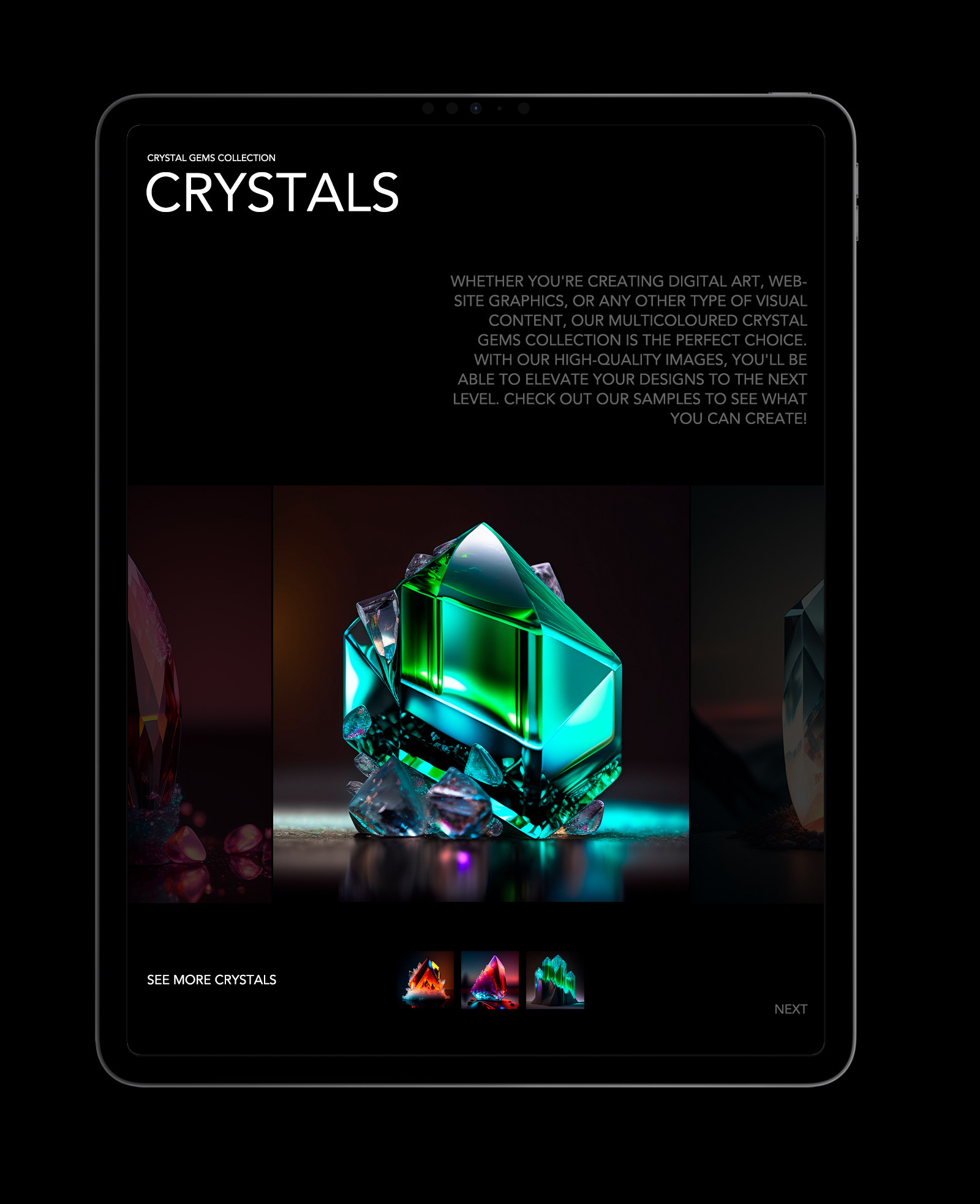 36 Multicolored Crystal Gems Images