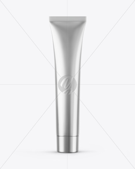 Metallic Cosmetic Tube Mockup