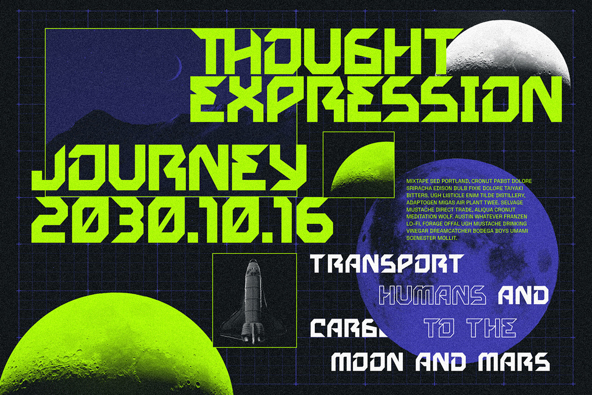 Megabeat - Retro Futurism Fonts Megabeat - Retro Futurism Fonts