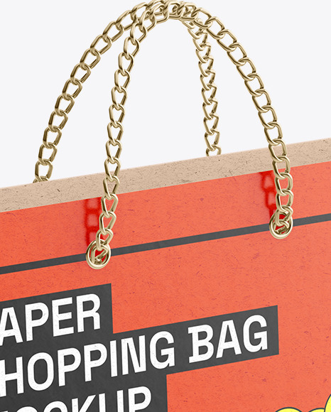 Kraft Shopping Bag Mockup