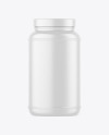 Matte Protein Jar Mockup