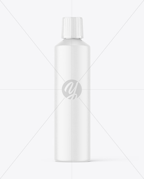 Matte Plastic Bottle Mockup