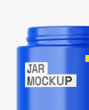 Glossy Jar W/ Wooden Cap Mockup