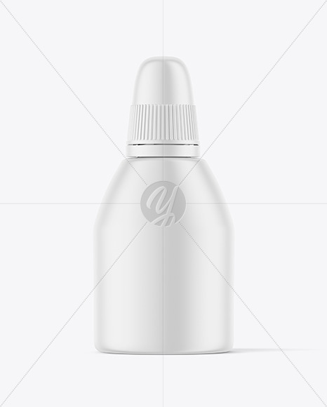 Matte Nasal Spray Bottle Mockup