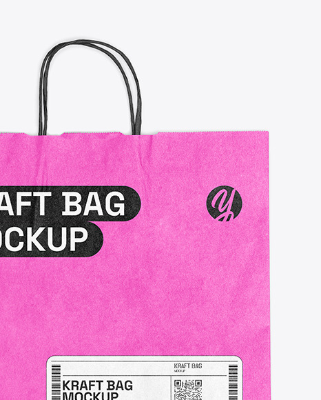 Kraft Paper Shopping Bag Mockup