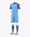 Soccer Kit Mockup - Half Side View