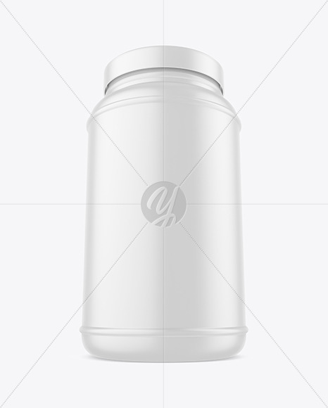 Matte Protein Jar Mockup