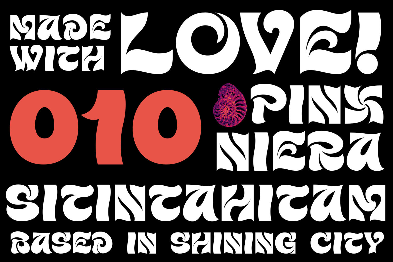 Pinx Niera Font Pinx Niera Font