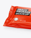 Glossy Snack Package Mockup