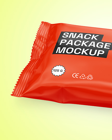 Matte Snack Package Mockup