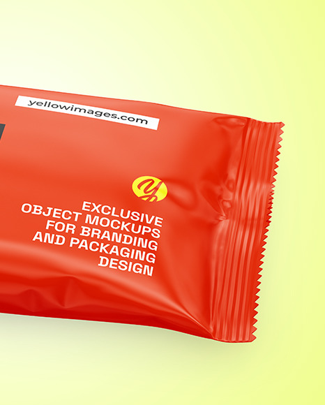 Matte Snack Package Mockup