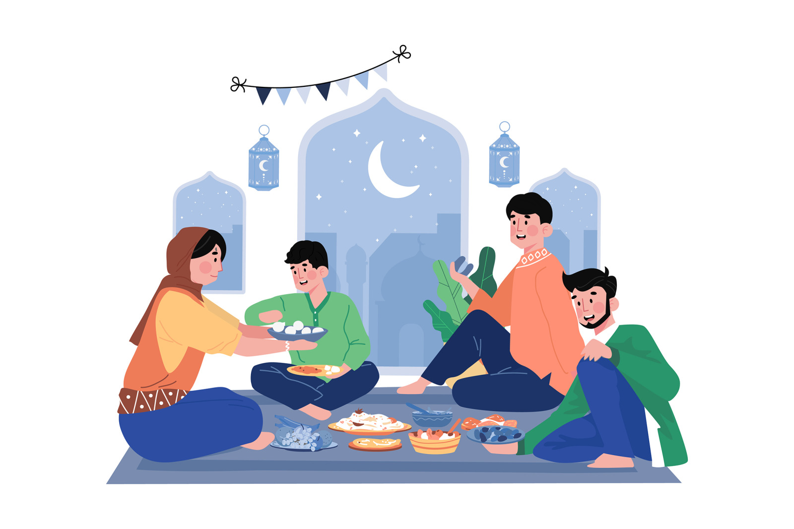 M661_Diwali Celebration Illustration Pack