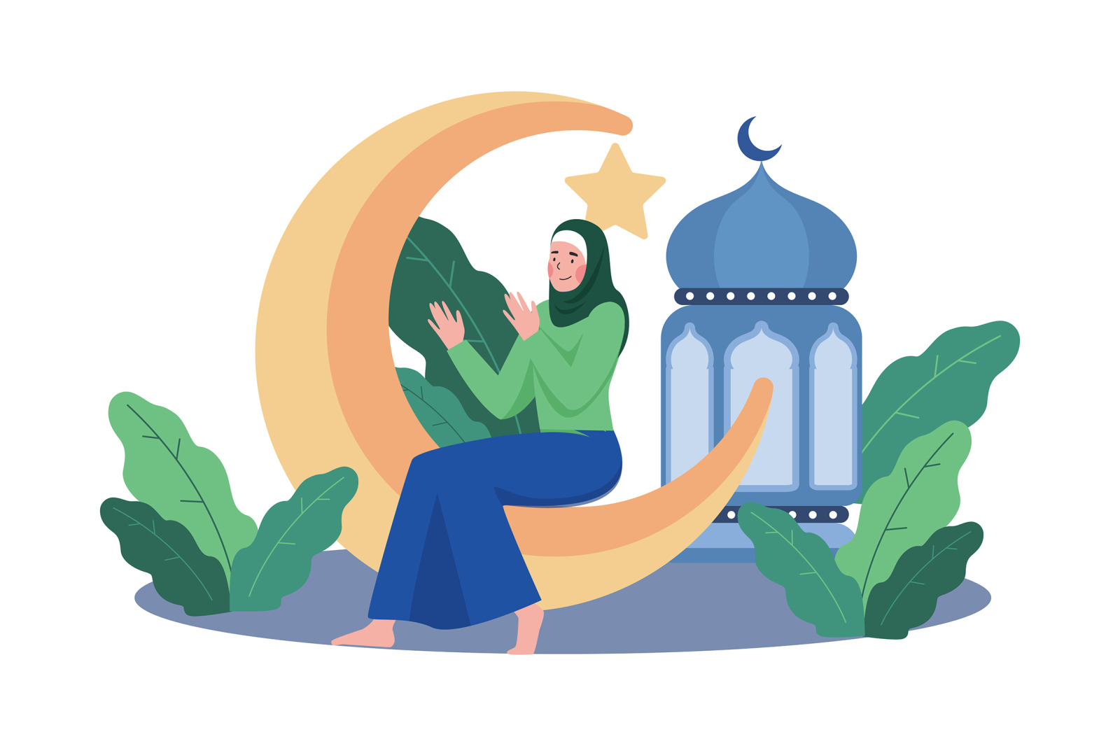 M662_Ramadan Day Illustration Pack