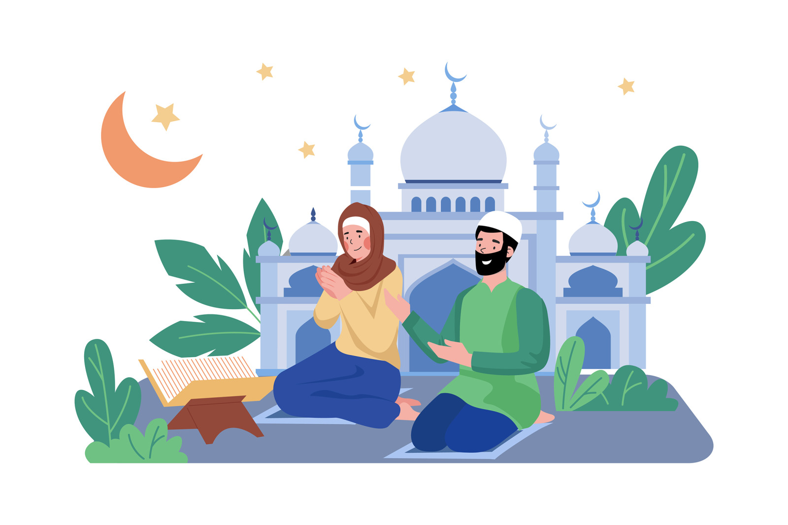 M662_Ramadan Day Illustration Pack