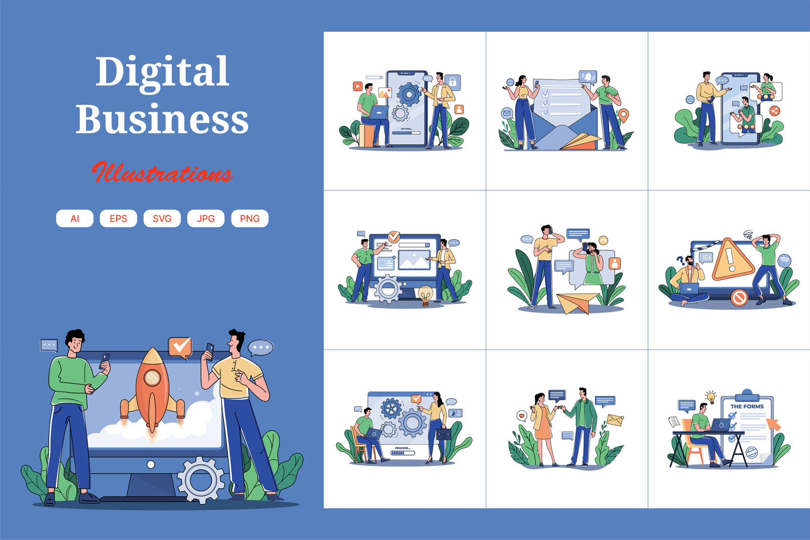 M672_Digital Business Illustration Pack_Part 02