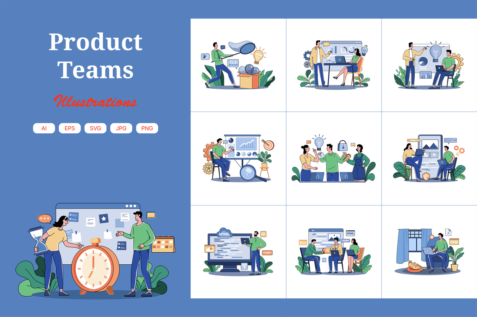 M673_Product Teams Illustration Pack_Part 01