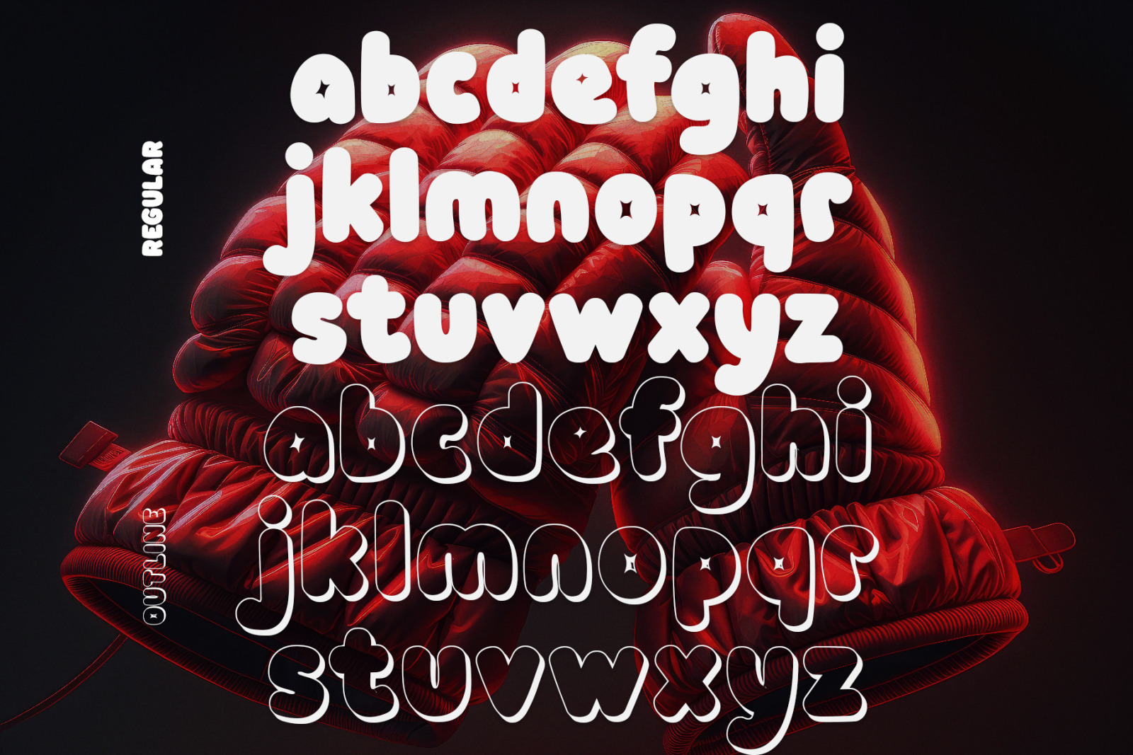 Double Bubble 3D Typeface