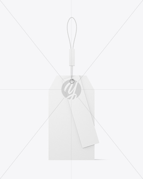 Paper Hang Tag Mockup