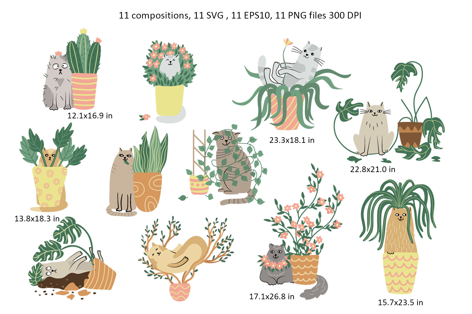 Cats and Plants Collection