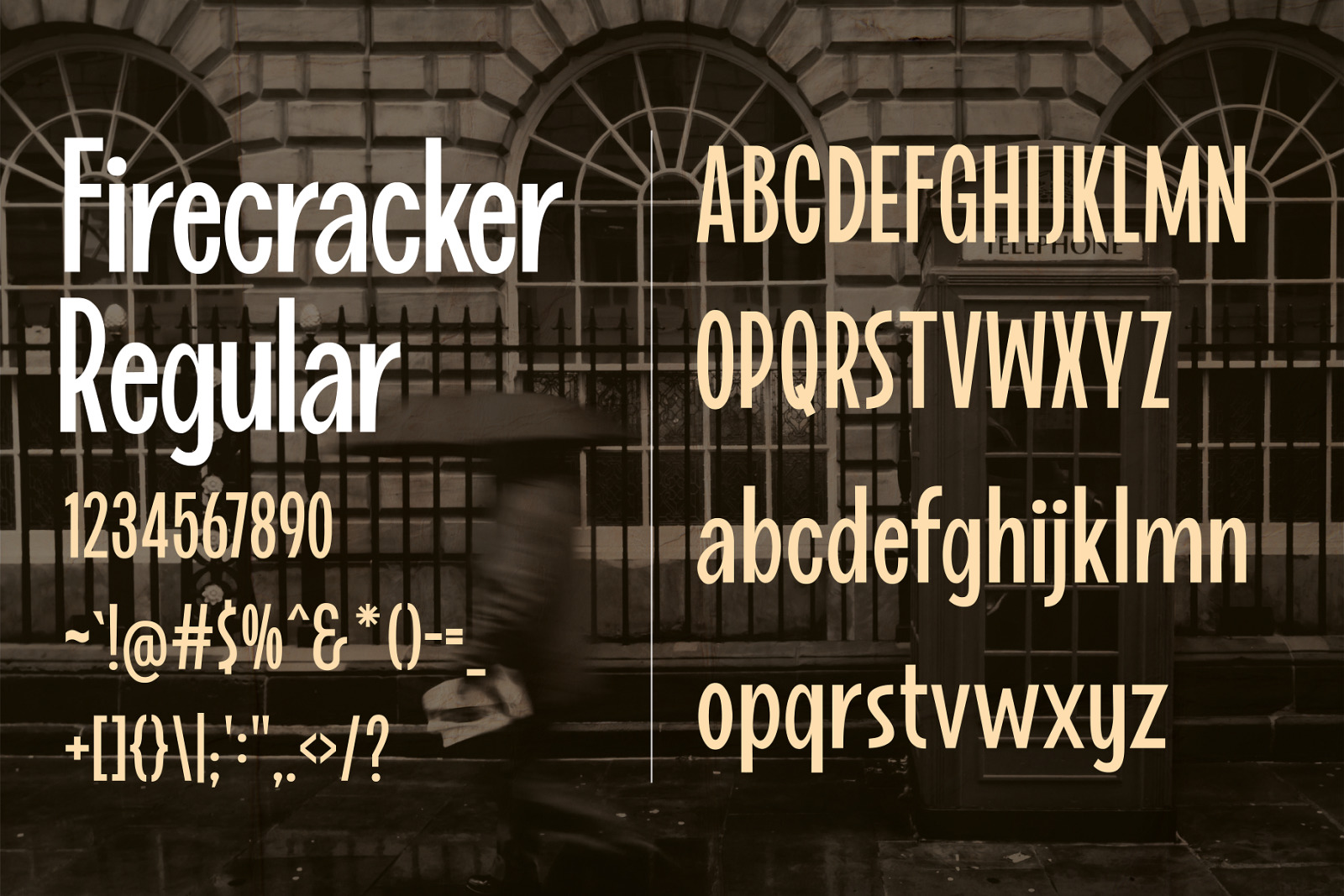 Firecracker - Vintage Typeface