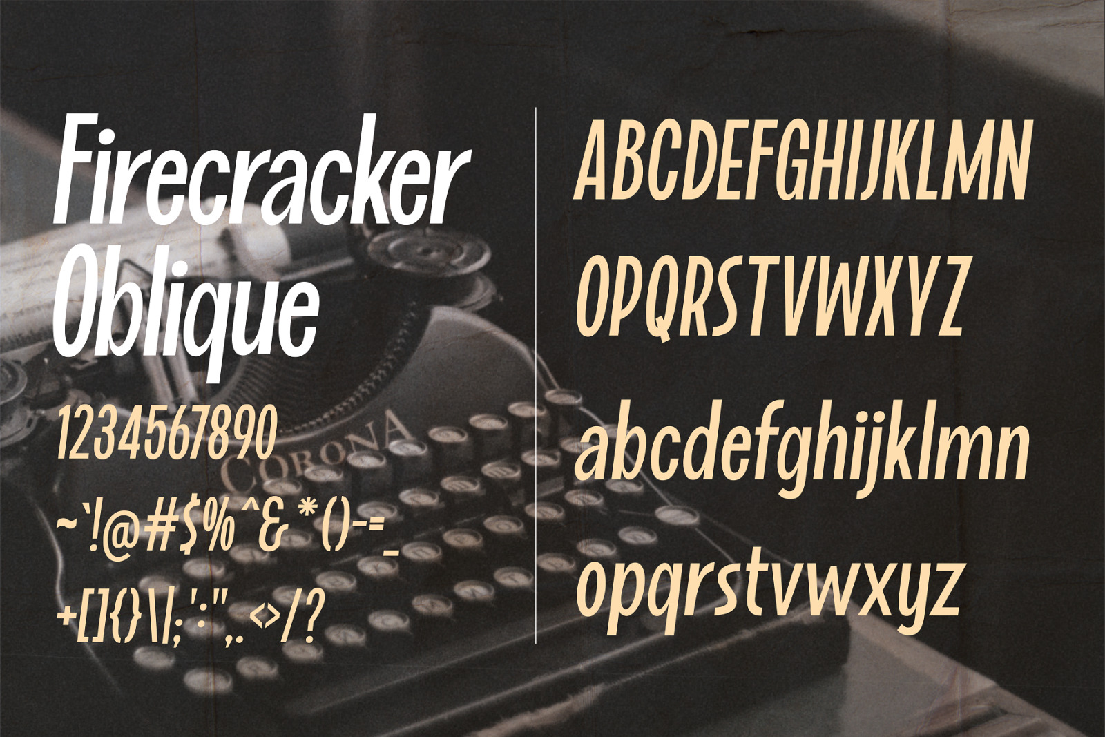 Firecracker - Vintage Typeface