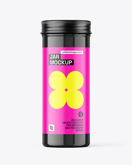 Glossy Jar Mockup