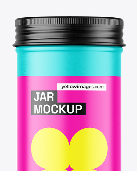 Matte Jar Mockup