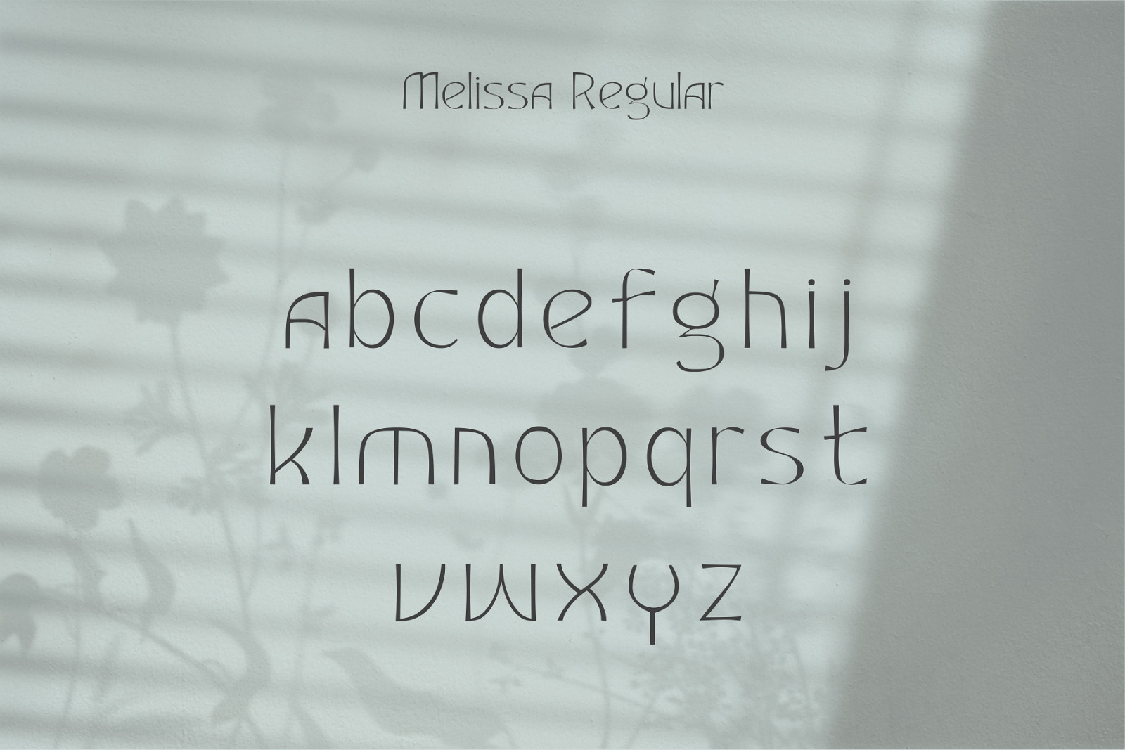 Melissa - Sophisticated Typeface Melissa - Sophisticated Typeface