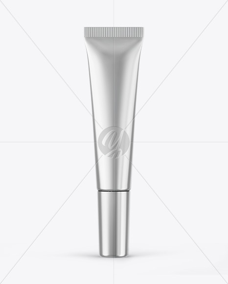 Metallic Cosmetic Tube Mockup