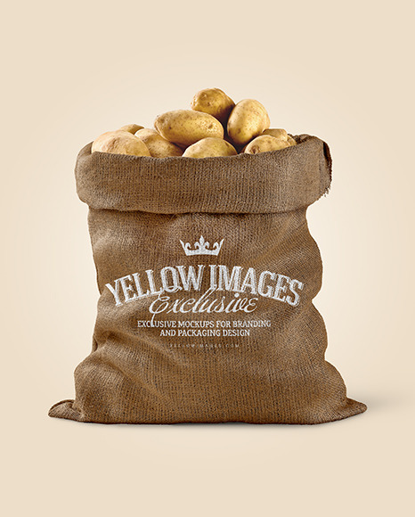 Sack of Potatoes Mockup