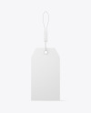 Paper Hang Tag Mockup