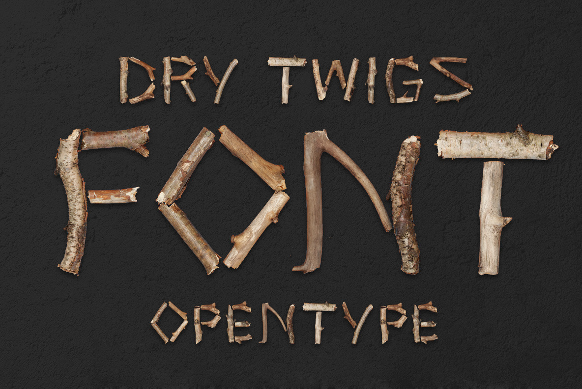 Dry Twigs Font Dry Twigs Font