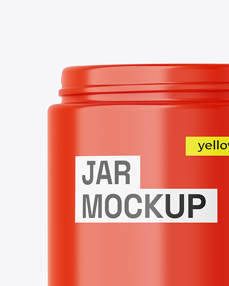 Glossy Jar Mockup